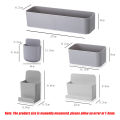 Wall Mounted Phone Holder Storage Box Strong viscosity Home office Small item storage rack kitchen accessories goods shelves. 