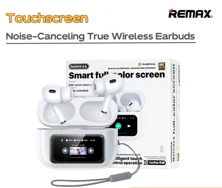 REMAX%20CozyPods%20W30N%20TWS%20Airpods%20Pro%202nd%20Generation%20Noise-Cancelling%20ANC%20True%20Wireless%20Earbuds%20with%20Touchscreen%20-%20Image%205