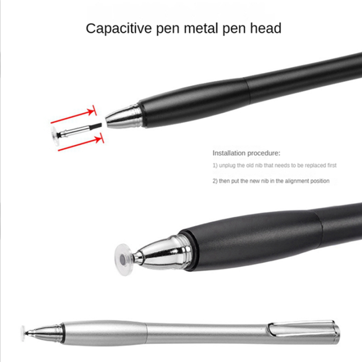 5PCS%20Universal%20Stylus%20Pen%20Transparent%20Disc%20Capacitive%20Screen%20Touch%20Pen%20Replacement%20Tip%20Drawing%20Writing%20Nib%20Pencil%20Head%20-%20Image%206