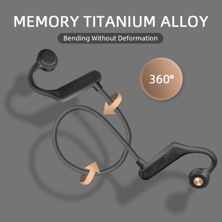 Bone Conduction Bluetooth Earphones Waterproof Swimming