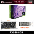 Cheap MLLSE Graphics Card AMD Radeon RX 580 8GB Placa De Video GDDR5 256 Bit PCIe 3.0 x16 HDMI 14 nm Desktop Computer Gaming GPU. 