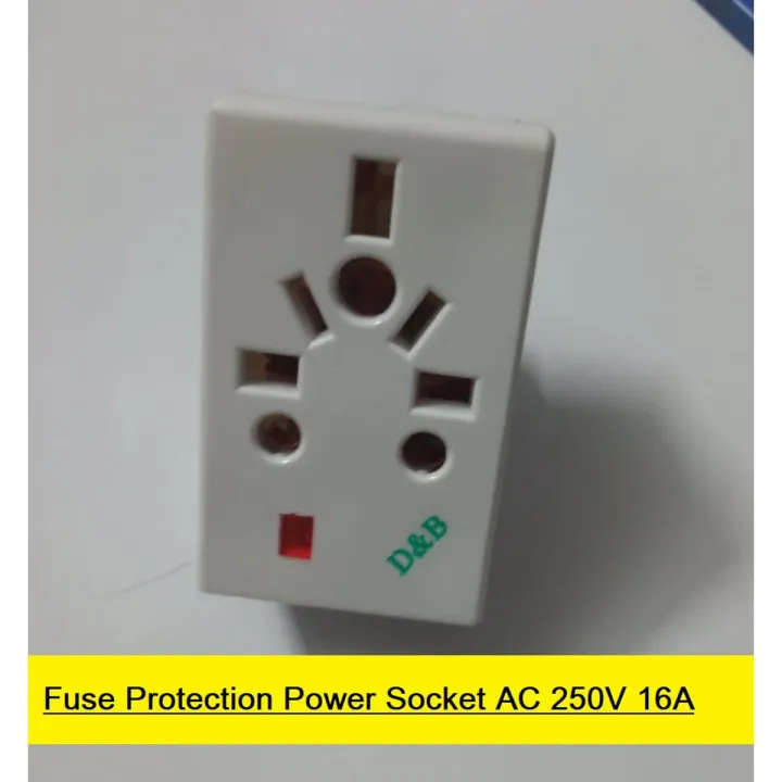 Power Socket AC 250V 16A 2 Pin Power Plug To 3 Way 5 Point Socket Converter With LED Indicator Electrical Multi Socket Plug Adapter Travel Adapter - multi plug