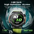 LOKMAT ZEUS 6 PRO smartwatch Bluetooth call flashlight waterproof smartwatch 1.46 "screen compass sports and fitness tracker. 