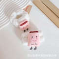 Cartoon Cute Toast Rice and vegetable roll Face Wrist Female Wash Hands Do Not Drip Prevent Cuffs from Getting Wet Water Absorbent Bracelet Hair Band.