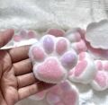 Squishy Silicone Mochi Taba Squishy 0.05KG Tabby Small Cat Paw Cute Pink Cat Foot Marshmallow Hand Relax Stress Release Gift.