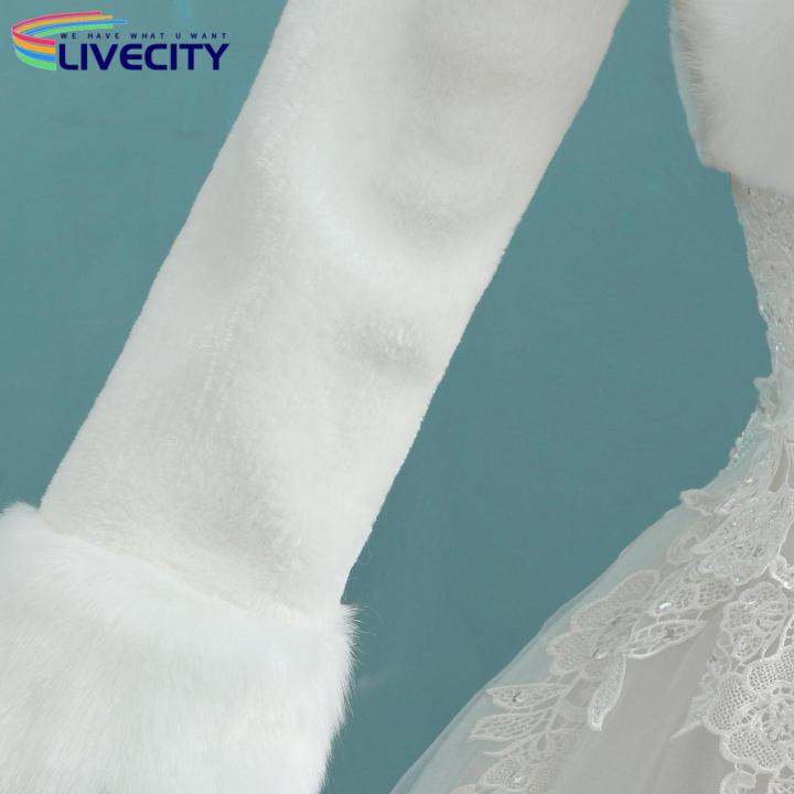 Wedding%20Bolero%20Coat%20White%20Cozy%20Wedding%20Bridal%20Cape%20-%20Image%203