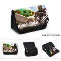 Star Wars Baby Yoda School Pencil Case Box Mandalorian Stationery Store Pen Case High Capacity Kawaii Student School Supplies.