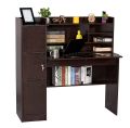 BM Furniture Special design MDF Study Table with Hutch & Bottom Storage - Office Desk - Office Table for Laptop, PC-Engineering Wood Working, Drawing Computer table Table for Home. 
