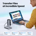 UGREEN Docking Station Triple Display, 12-in-1 USB C MacBook Docking Station with 2 HDMI DP 8K, 10 Gbps USB C and USB-A Data, 100W PD Charging, Ethernet, Audio, SD TF Card Reader for Mac OS, Windows. 