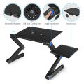 Portable Laptop Stand Adjustable Laptop Table for Bed Couch Lap Top Desk with Mouse Pad.