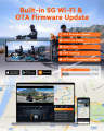 Vantrue F1 4K + 1080P Front and Rear Motorcycle Dashcam.