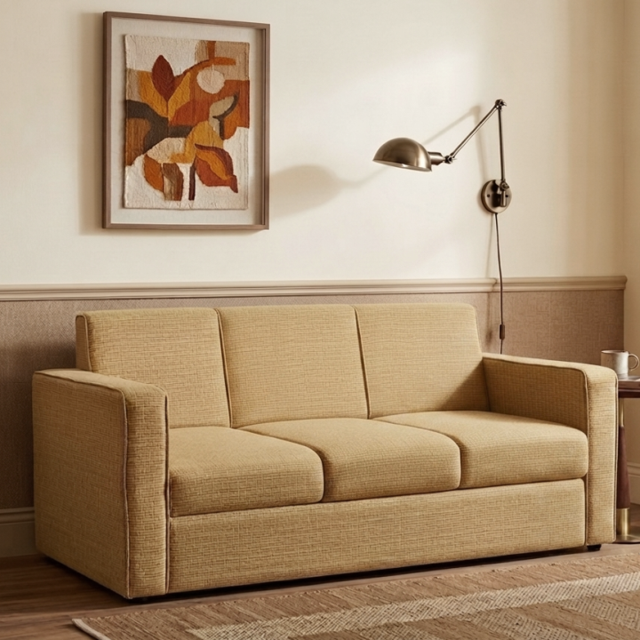 Two Way Sofa FHD Modern Fabric Sofa / Couch 3, 2, 1 Seater Office & Home Sofa Set ...