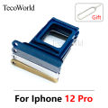For iPhone 12/12 Mini, iPhone 12 Pro/12 Pro Max Single / Dual Nano Sim Card Tray Holder Sim Adaptor With Free Sim Ejector Pin Replacement Part.
