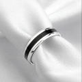 Silver Style Stainless Steel Sleek Ring for Men and Boys.