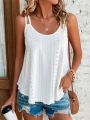 Large Big 5xl Women Leisure Simple Boho Camis Tops Women's Hollow Out Top Pullovers 2024 New Summer Casual Beach Shirts Clothing.