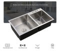 Hand Made Kitchen Sink Teka brand (Double Bowl 18x30-32").