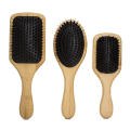 Wooden Hair Brush Anti-Static Scalp Massage Comb with Boar Bristle Air Cushion Comb for Women Men Wet and Dry Hair.
