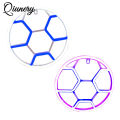 Qiunery Soccer Neon Sign For Bedroom, Battery/USB Powered LED Football Neon Lamp Sports Neon Sign For Home Bedroom Club Party Wall Hanging Decor.