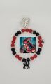 Spiderman Miles Morales Bracelet Gwen Stacy Set of Two Matching Couple Beaded Bracelets. 