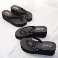 Women 2024 Fashion Flip Flops Summer Beach Slippers Casual Outside Sandals Ladies Flat Flip-Flop Shoes Leisure Slippers Slide.