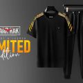 Black & Cotton Combo T-Shirt & trouser Pant For Man. 