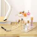 2-Tier Perfume Organizer for Dresser and Countertop Sturdy Acrylic Bathroom Organizer Countertop Cosmetic Storage 2-Tier Perfume Tray. 