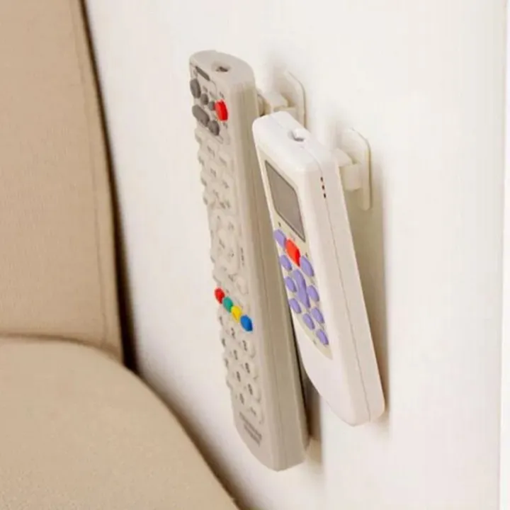 2%20Pair%20(4Pcs)%20Self%20Adhesive%20Plastic%20Hooks%20Holder%20Remote%20Control%20Sticky%20Hook%20Hanger%20TV%20Air%20Conditioner%20Key%20Wall%20Storage%20-%20Image%208