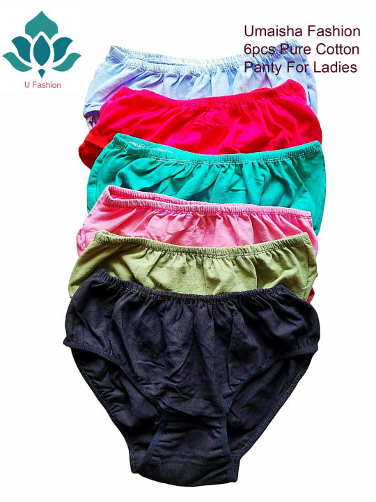 6pcs/%20set%20soft%20cotton%20triange%20shape%20panty%20for%20Ladies%20-%20Image%206
