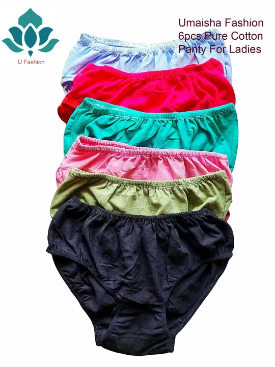 6pcs/%20set%20soft%20cotton%20triange%20shape%20panty%20for%20Ladies%20-%20Image%206