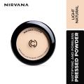 Nirvana Color Mattifying and Poreless Pressed Powder (Light Natural). 