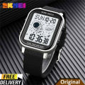 SKMEI 1971 Men and Women Electronic Watch Multi-purpose Watch Fashion Simple Style Waterproof Watch For Men and Women.