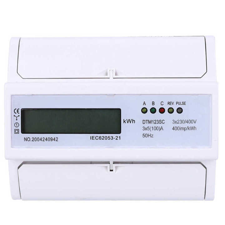 230/400V%205-100A%20Energy%20Consumption%20Digital%20Electric%20Power%20Meter%203%20Phase%20KWh%20with%20LCD%20-%20Image%205