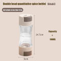 Double-Head Quantitative seasoning bottles Adjustable Spice Shaker Spice Storage 0.5g Accurate Dispenser Spice Jar.