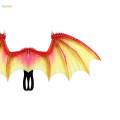 Dragon Wing Kids Costume Accessory for Stage Performance Decor Party Favors Red. 