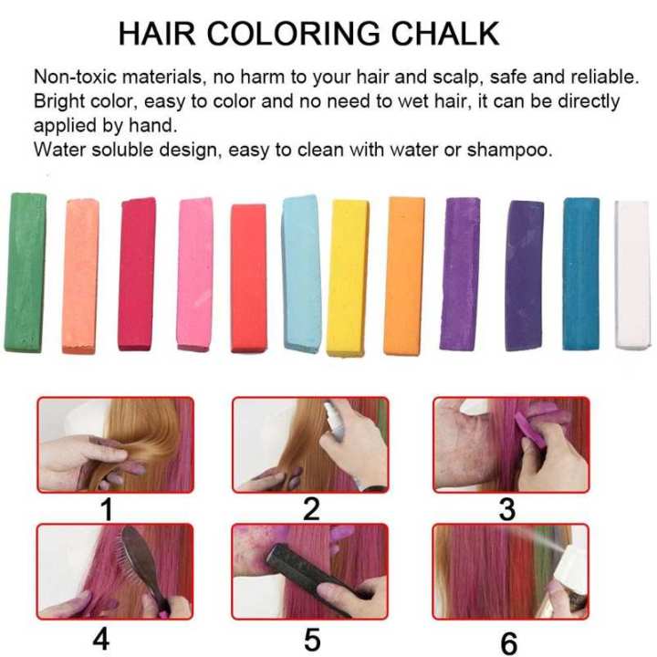Disposable%20Hair%20Coloring%20Chalk%20Temporary%20Dye%20Pastel%20Dyeing%20Stick%20Kit%20Beauty%20-%20Image%205