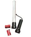 54cm*4cm Outdoor White Hard PVC Tube Traffic Baton LED Safety Signal Warning Flashing Warning Lights Concert Cheer Sticks. 