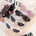 Retro Y2K Style Women Cat Eye Sunglasses Fashion Colorful Mirror Goggles Punk Sports Sun Glasses.