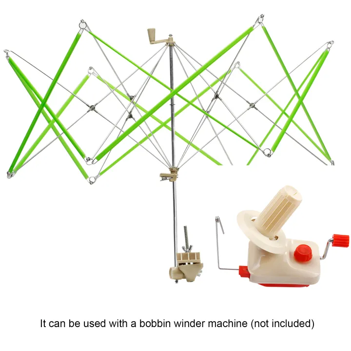Umbrella%20Swift%20Yarn%20Winder%20Umbrella%20Swift%20String%20Ball%20Winder%20Hand-operated%20Manual%20Wool%20Winder%20Holder%20for%20Wool%20Fiber%20Clothing%20Crafting%20Home%20Office%20Art%20Use%20-%20Image%204