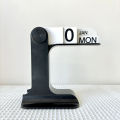 1pc modern minimalist style plastic creative perpetual calendar, desk calendar, office desktop decoration, new home decoration. 