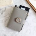 2022 Fashion Wallet for Women Clutch 2 Fold Female Purse Small Zipper Leather Purse Women Ladies Card Bag.