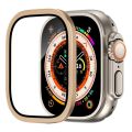 for Apple Watch Case Ultra 2 49mm Screen Protector accessories Metal Aluminum Alloy Cover Frame+Tempered Glass iWatch ultra case. 
