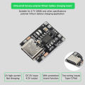 Ultra-Small Lithium Battery Charging Board 1A 3.7V4.2V Charger Module Type-C With Protection Board. 