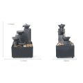 Home Office Desktop Small Fountain Lucky Flowing Water Ornaments Landscape Decoration Craft Gifts.