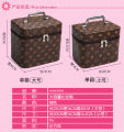 Big brand makeup bag women's portable large capacity 2023 new super hot ins luxury cosmetics storage box.