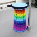 1 pcs Portable Chair Adjustable Retractable Folding Stool Colorful with Storage Bag Easy Carrying Suitable for Fishing, Traveling, Hiking. 