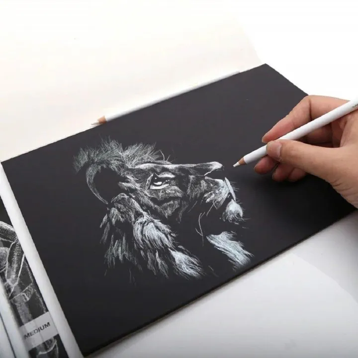 Keepsmiling%203%20Pcs%20Woodless%20Black%20Charcoal%20Pencil%20for%20Sketching,%20Drawing%20and%20Other%20Artistic%20Work%20-%20Image%205