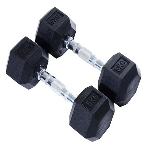 5kg hex dumbbells One pair 10kg Total
