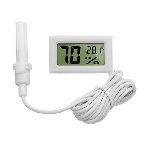 Digital LCD Mini Thermometer Hygrometer Fridge Freezer Temperature Humidity Meter - Portable Temperature Humidity Meter