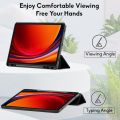 Premium Cover for Samsung Tab S7 11 inch/Tab S8 11 inch/Tab S9 Cover Case 11 inch, Flip Case Cover with [S Pen Holder] for Samsung Galaxy Tab S9 Tablet/Tab S8/Tab S7 Tablet Cover [Auto Sleep Wake]-Black/Navy Blue. 