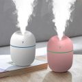 Mini Portable Air Humidifier 300ml USB Car Air Purifier Fogger Mist Maker with LED Night Lamp Ultrasonic Sprayer Home Appliance.
